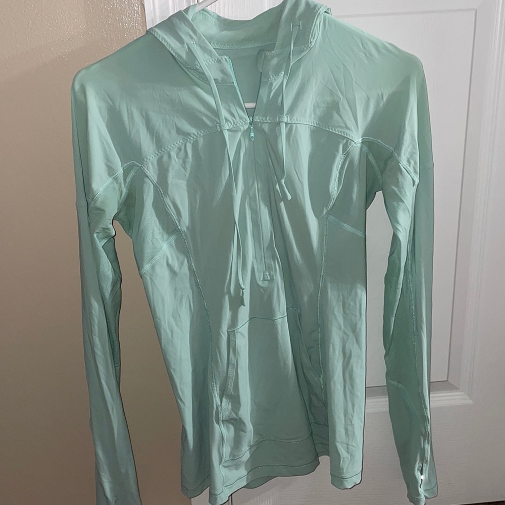 Lululemon quarter zip with hood